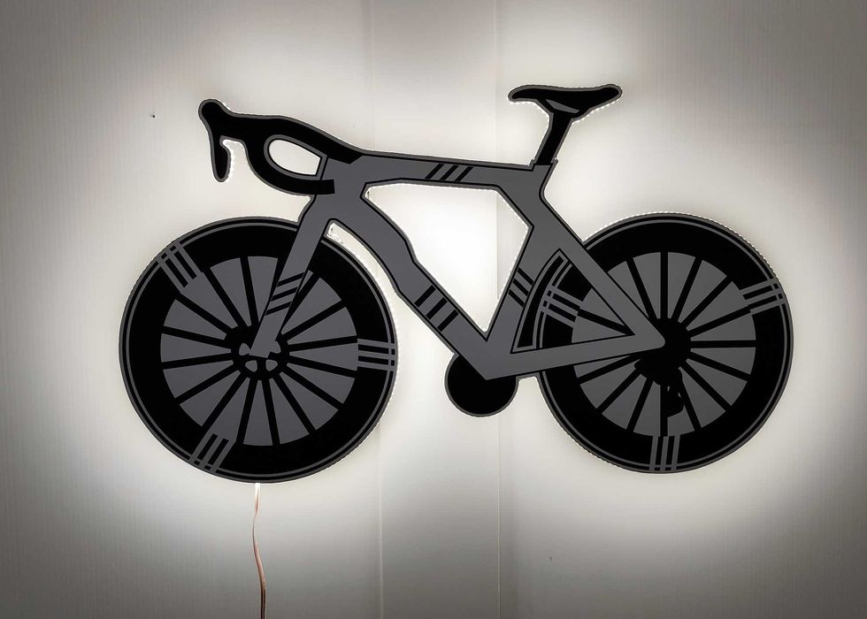 Bicicleta com iluminação