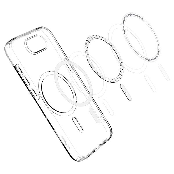 Spigen Liquid Crystal Mag Magsafe Iphone 16E Clear