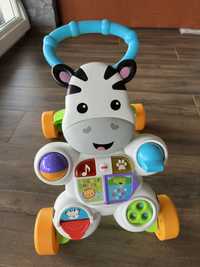 Каталка толокар ходунки Fisher Price zebra