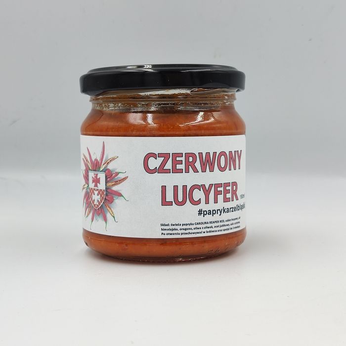 sos CZERWONY LUCYFER x Carolina Reaper red 180ml