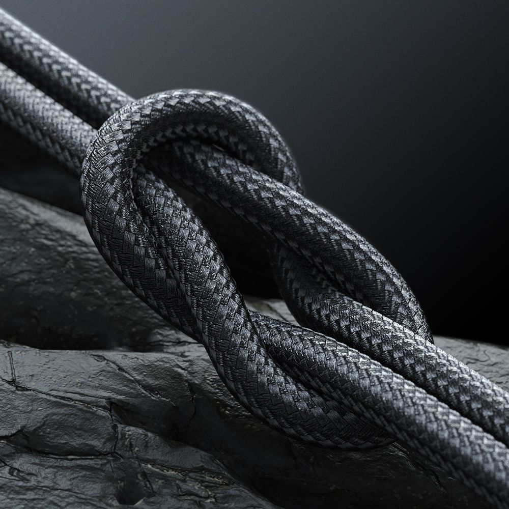 kabel przewód usb-c z wyświetlaczem led 100w 1.2m czarny