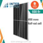 Сонячна солнечная панель Inter Energy IE182x199/M/66/600MH Вт батарея