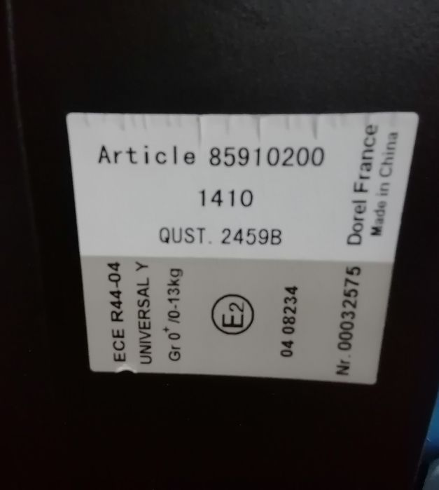 Ovo Zippy 0-13kg com sufix