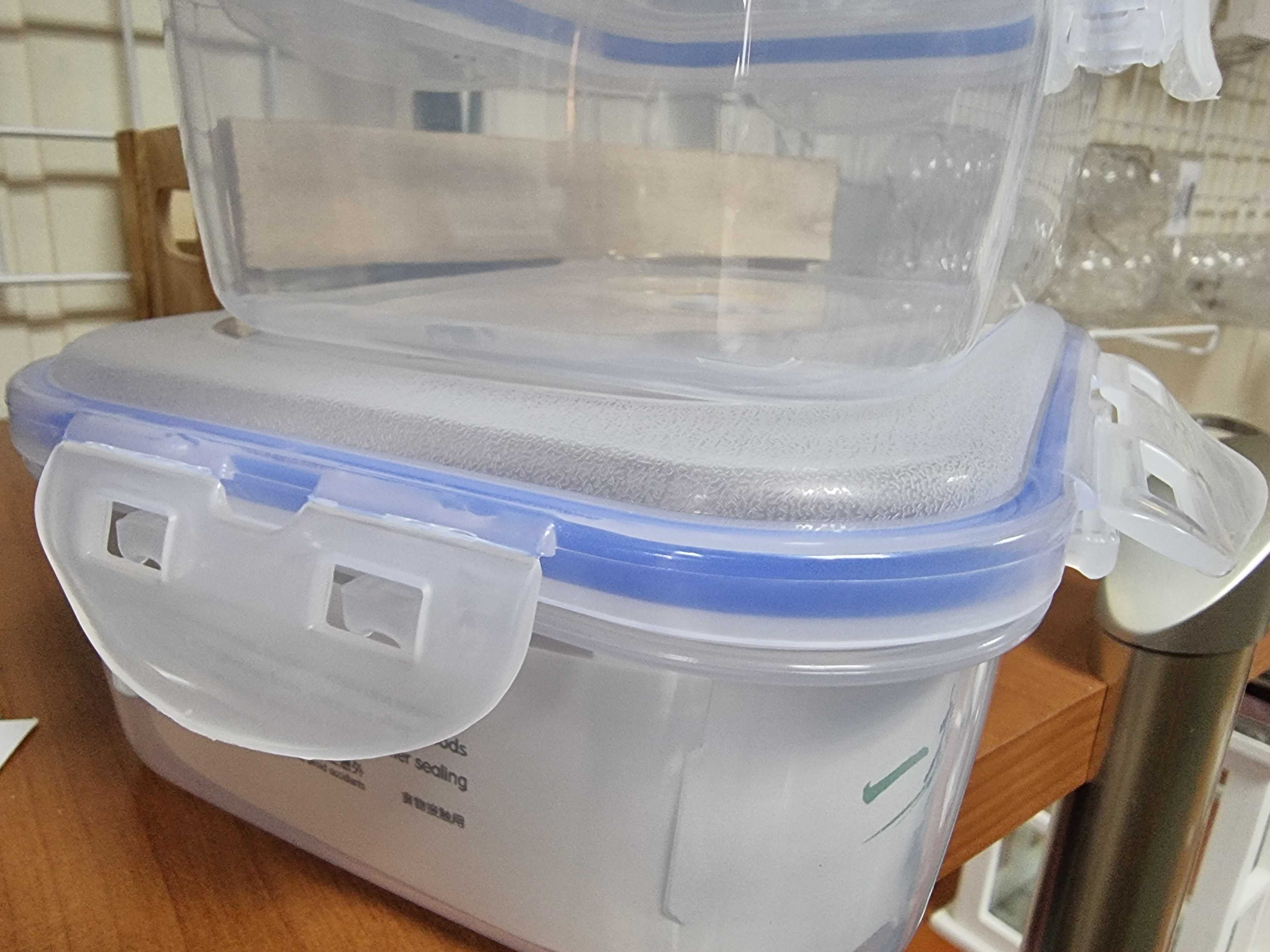 Pojemniki Żywności plastikowe do przechowanie żywości z pokrywką pracy