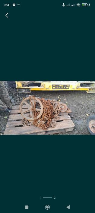 Suwnica ręczna wciągarka wyciągarka łańcucha 15ton