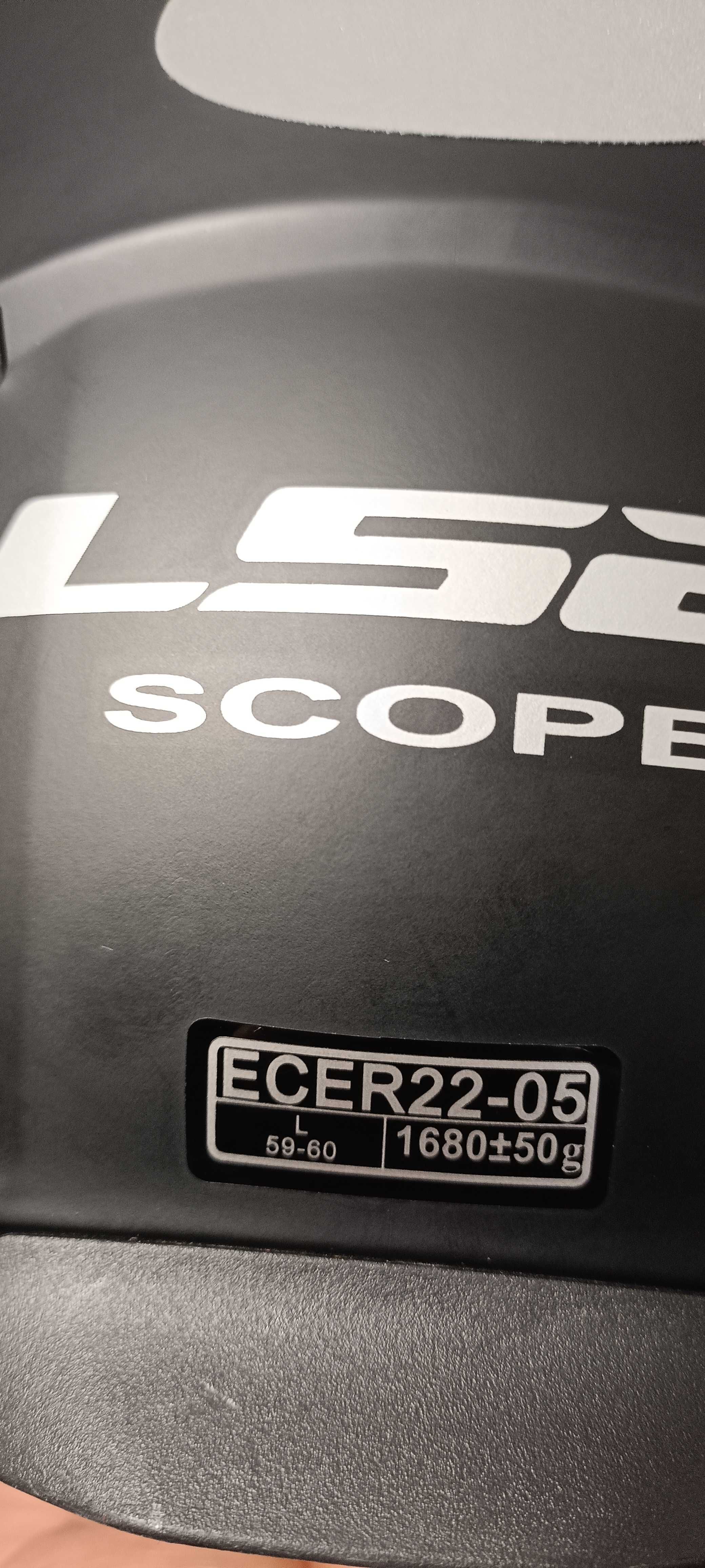 Kask motocyklowy LS2 rozmiar L z blendą i Pinlockiem