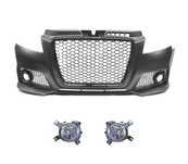 PÁRA-CHOQUES FRONTAL AUDI A3 8P 08-12 LOOK RS3 SEM PDC NEVOEIRO