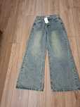 Nowe jeansy Mochy r.S M wide leg Szerokie nogawki
