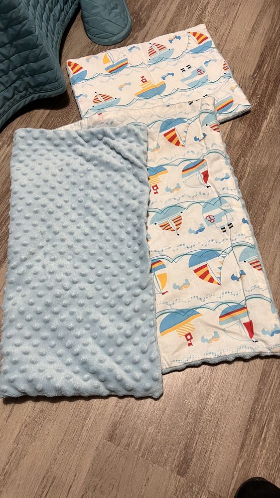 kołderka i poduszka dla chłopca niemowlę komin2
