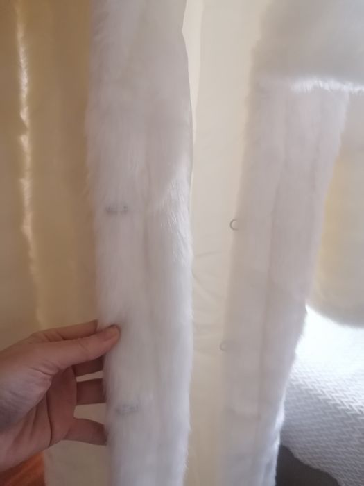 Шуба (пальто) хутряна типу норка, р. S/M