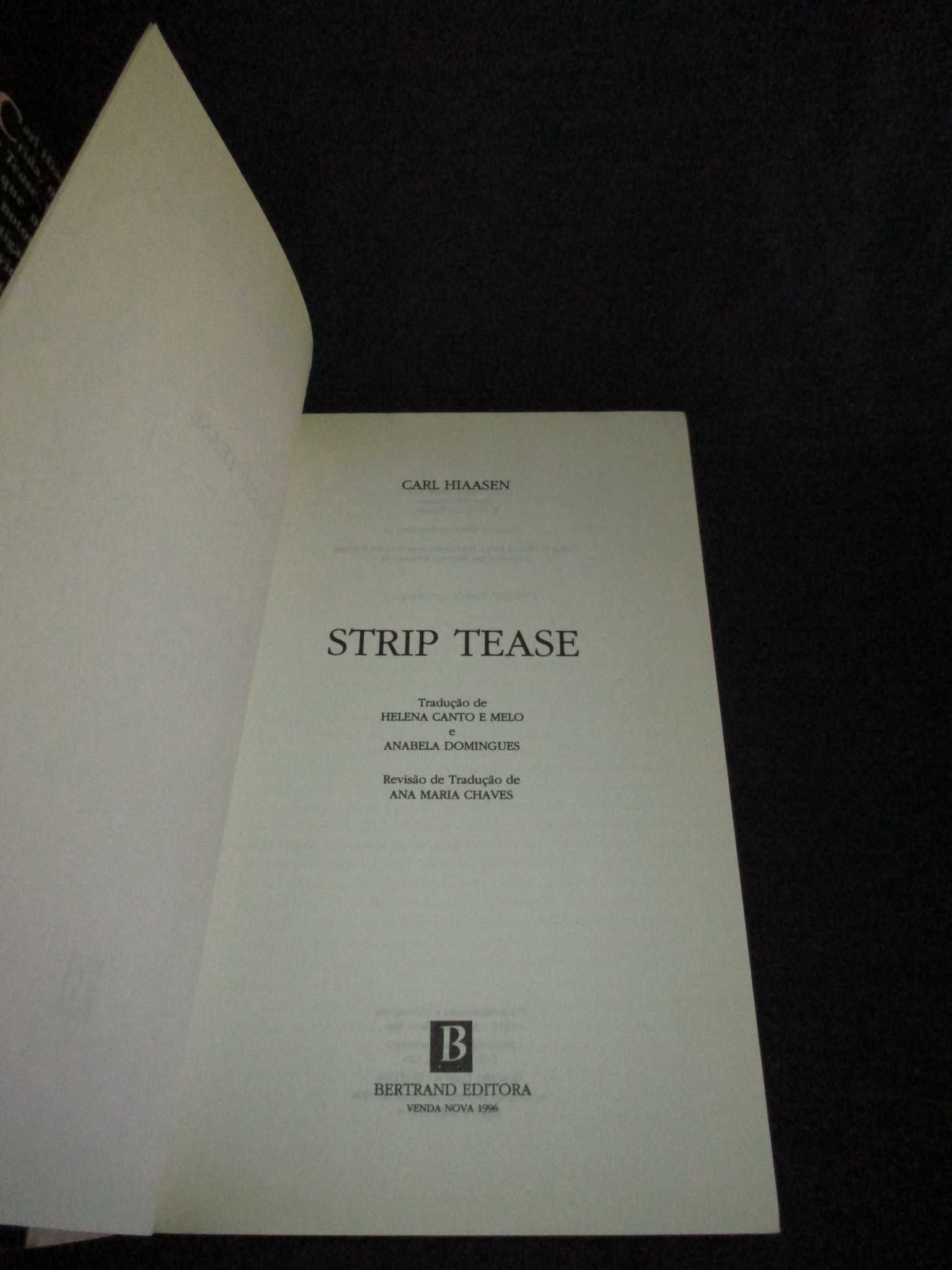 Livro Strip Tease Carl Hiaasen