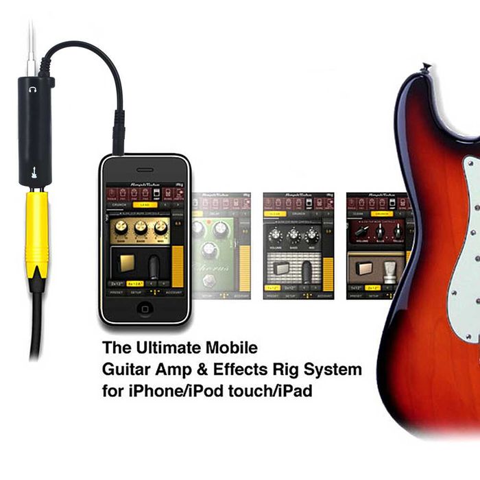 Adaptador iRig Amplificador Efeitos Guitarra eletrica telemovel NOVO