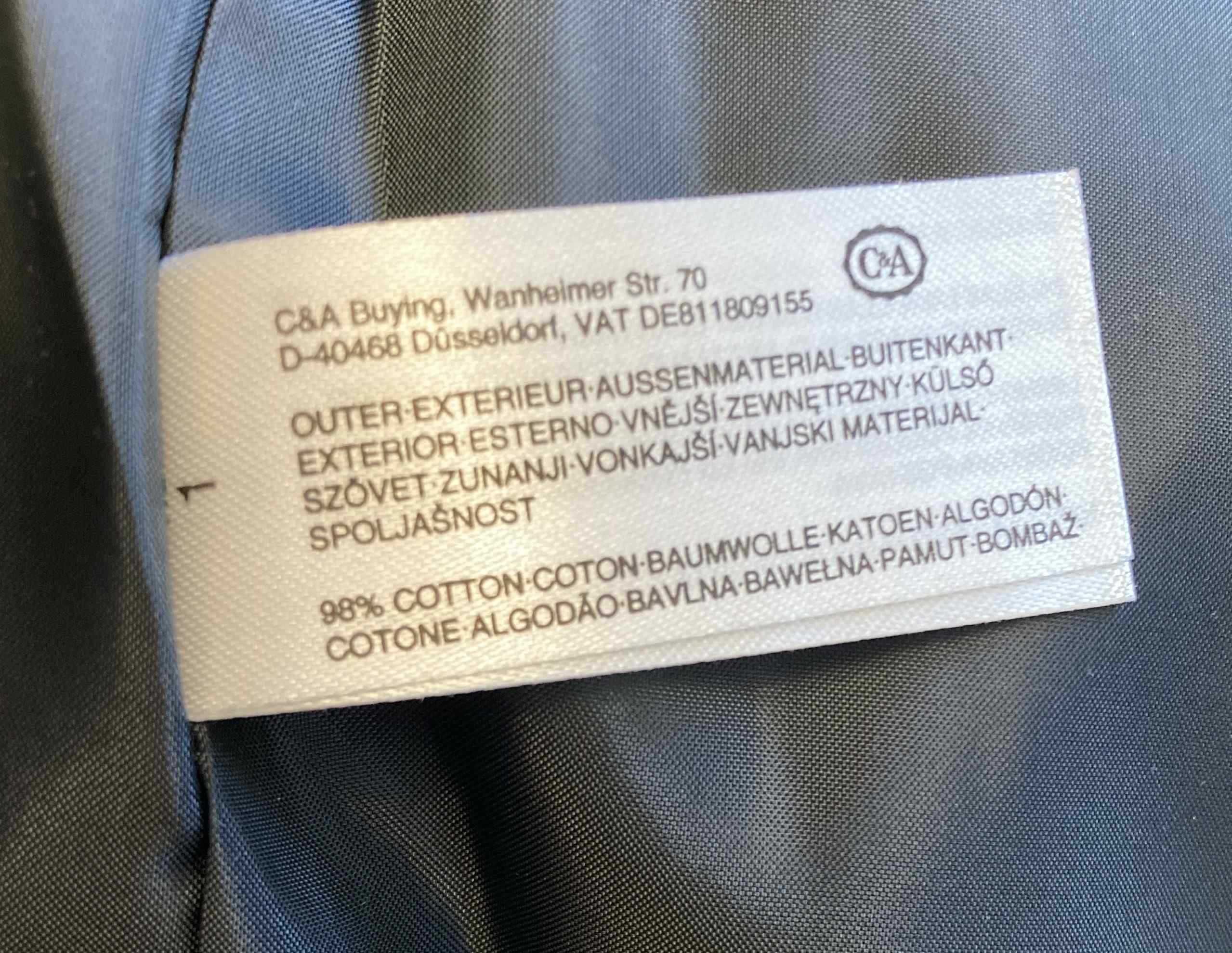 Granatowa marynarka wraz z koszulą dla chłopca - rozm. 146