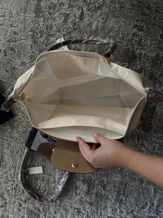 Сумка Longchamp le pliege розмір L в кольорах тренд 2025 для навчання