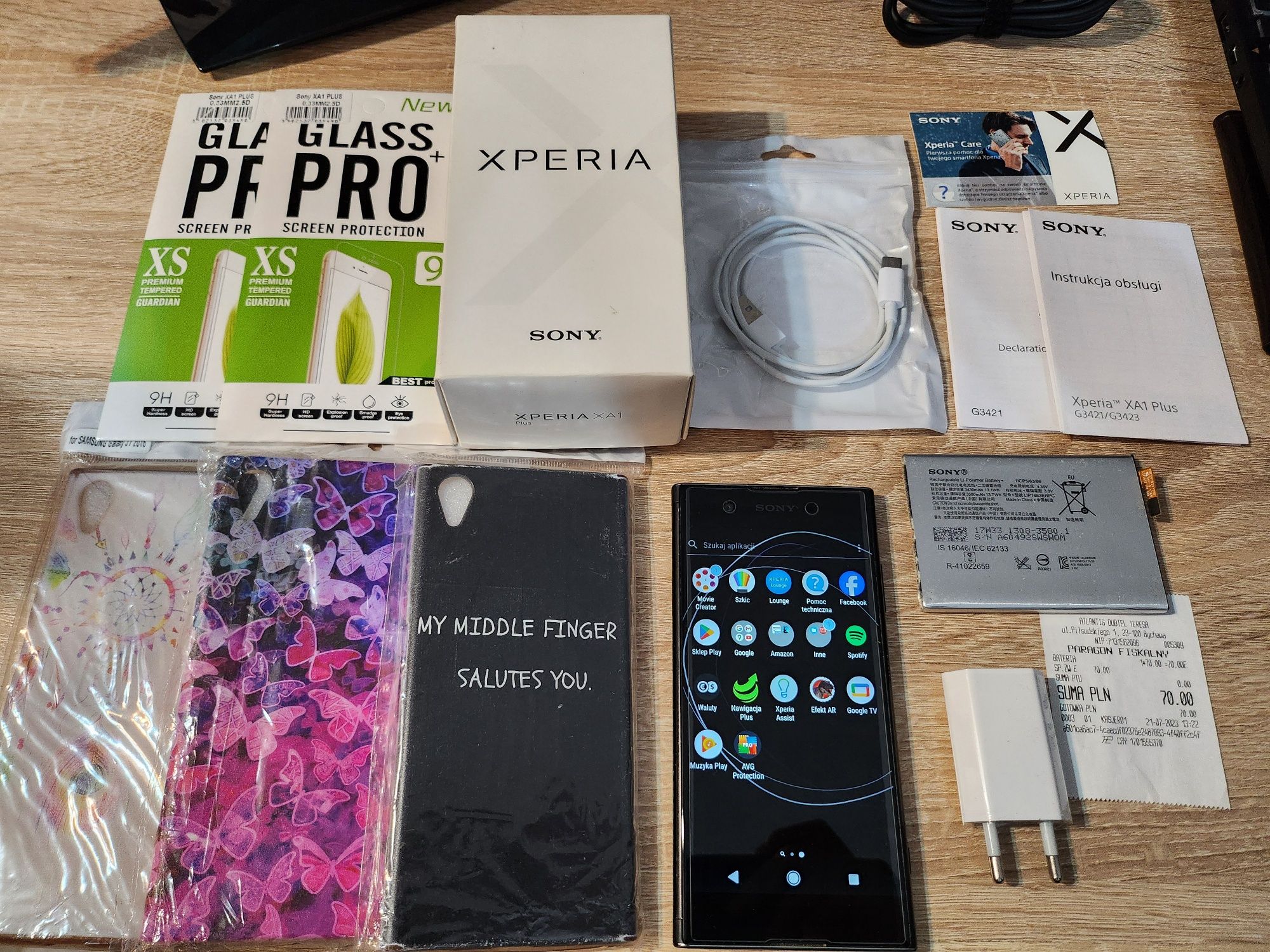 Sony Xperia XA1 Plus + motorola oppo samsung a8 j7 j6 s7