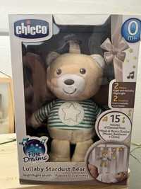 Chicco lullaby stardust bear ursinho - luz noturna e melodias