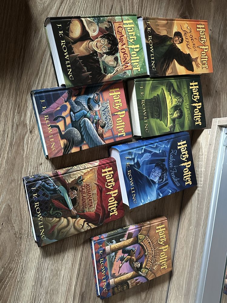 Harry Potter i Kamień Zakon Więzień Książe Czara Insygnia twarda