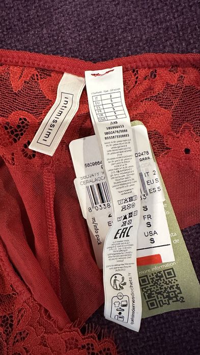 Intimissimi the game seducation комплект білизни Італія 80В push up /М