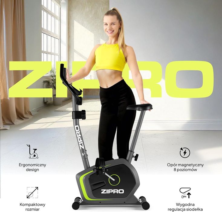 Вертикальний магнітний велотренажер Zipro Drift для домашніх тренувань