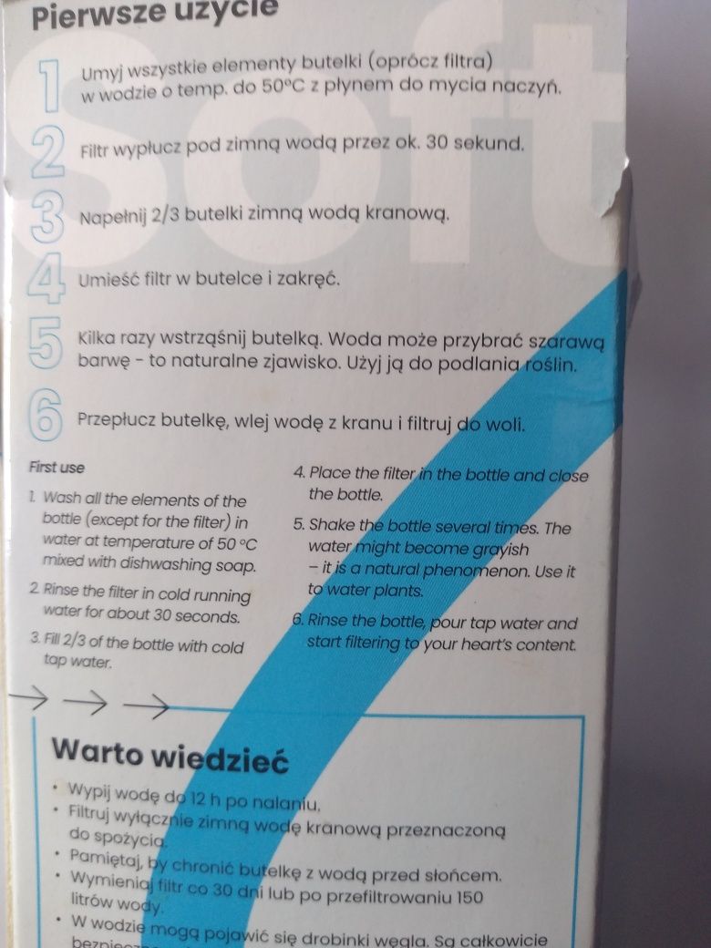 Nowa Butelka filtrujaca Dafi 300 ml