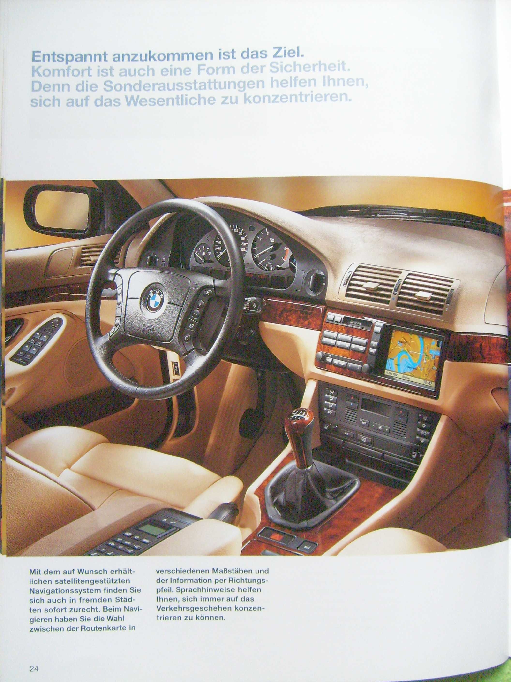BMW 5 E39 Limousine '97 prospekt IDEAŁ 46 str., wyprzedaż kolekcji !