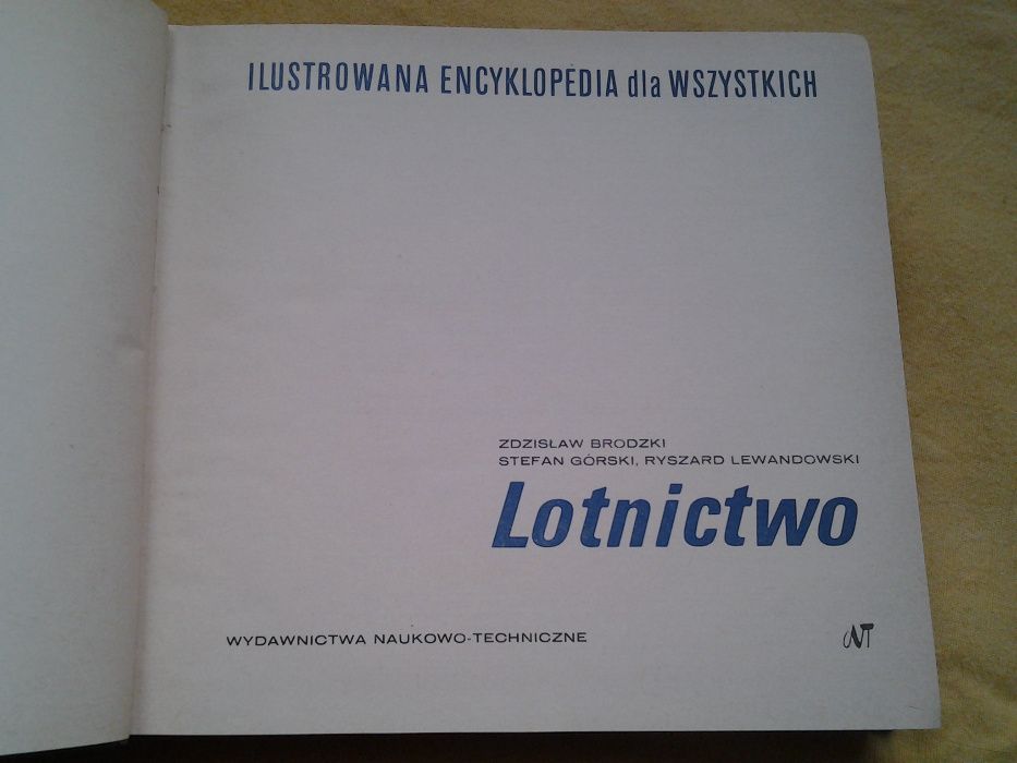 Z. Brodzki, S. Górski, S. Lewandowski "Lotnictwo" encyklopedia