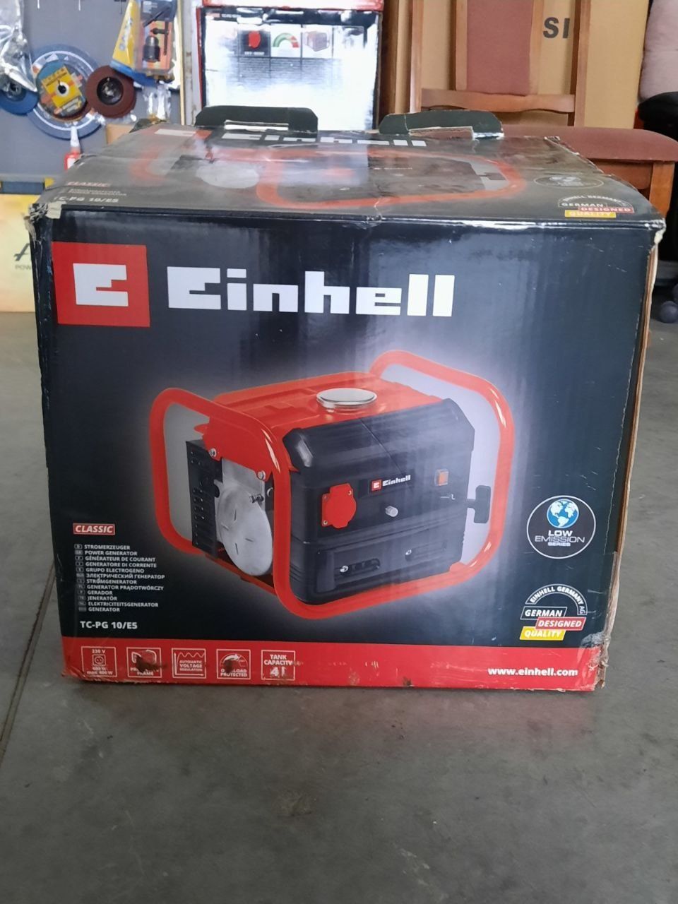 Генератор бензиновый Einhell TC-PG 10/E5 1кВт