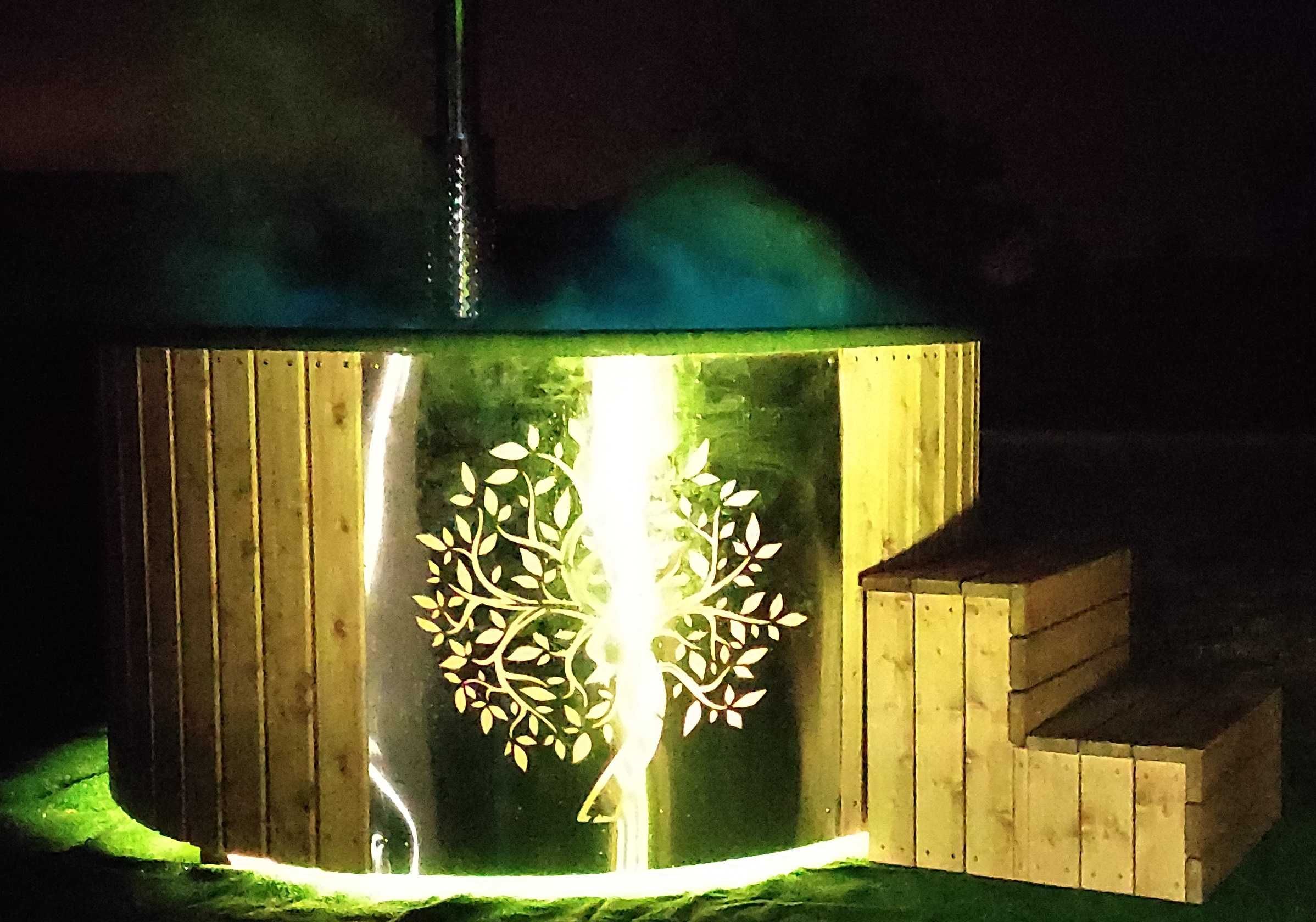 Balia ogrodowa całoroczna 2m, hot tub, wanna ogrodowa
