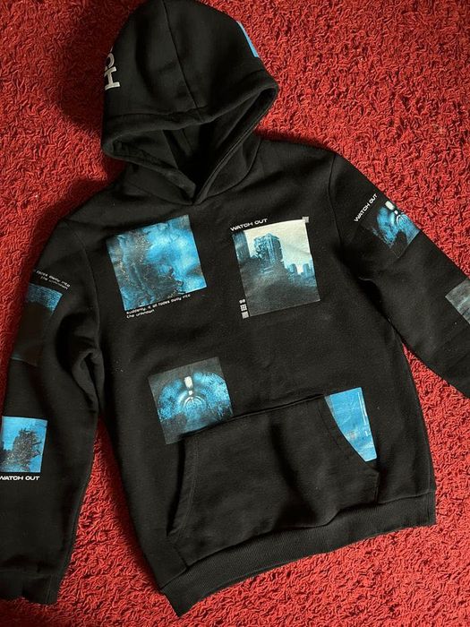 Толстовка, худі на флісі Bershka. Р. S