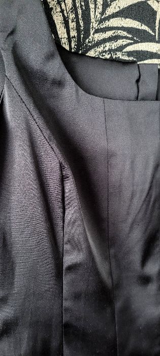 Orsay sukienka czarna M 38 S 36 przylegająca księżniczka gorsetowa 34