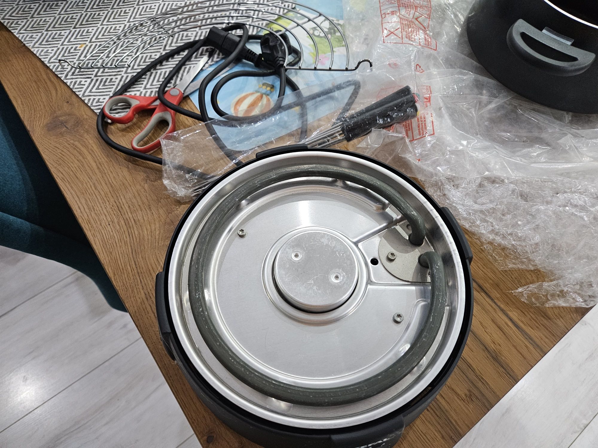 Tefal elektryczny  wok fondue 2w1