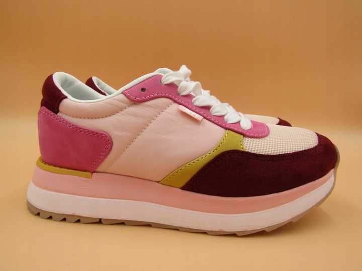 Sneakersy Półbuty Damskie Xti, Certyfikat Peta, Odcienie Różu, Rozm.38