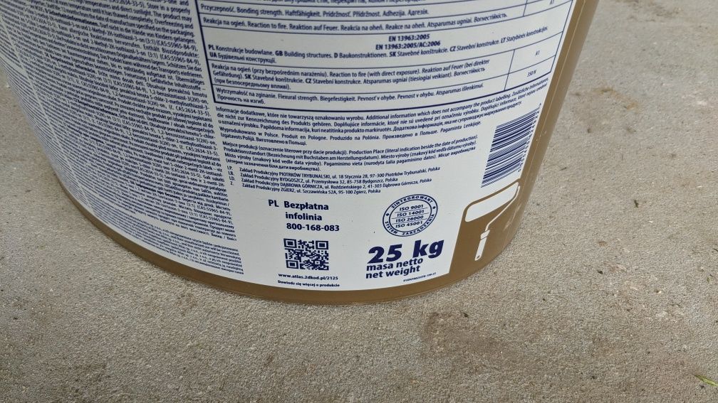 Gładź atlas GTA 25kg