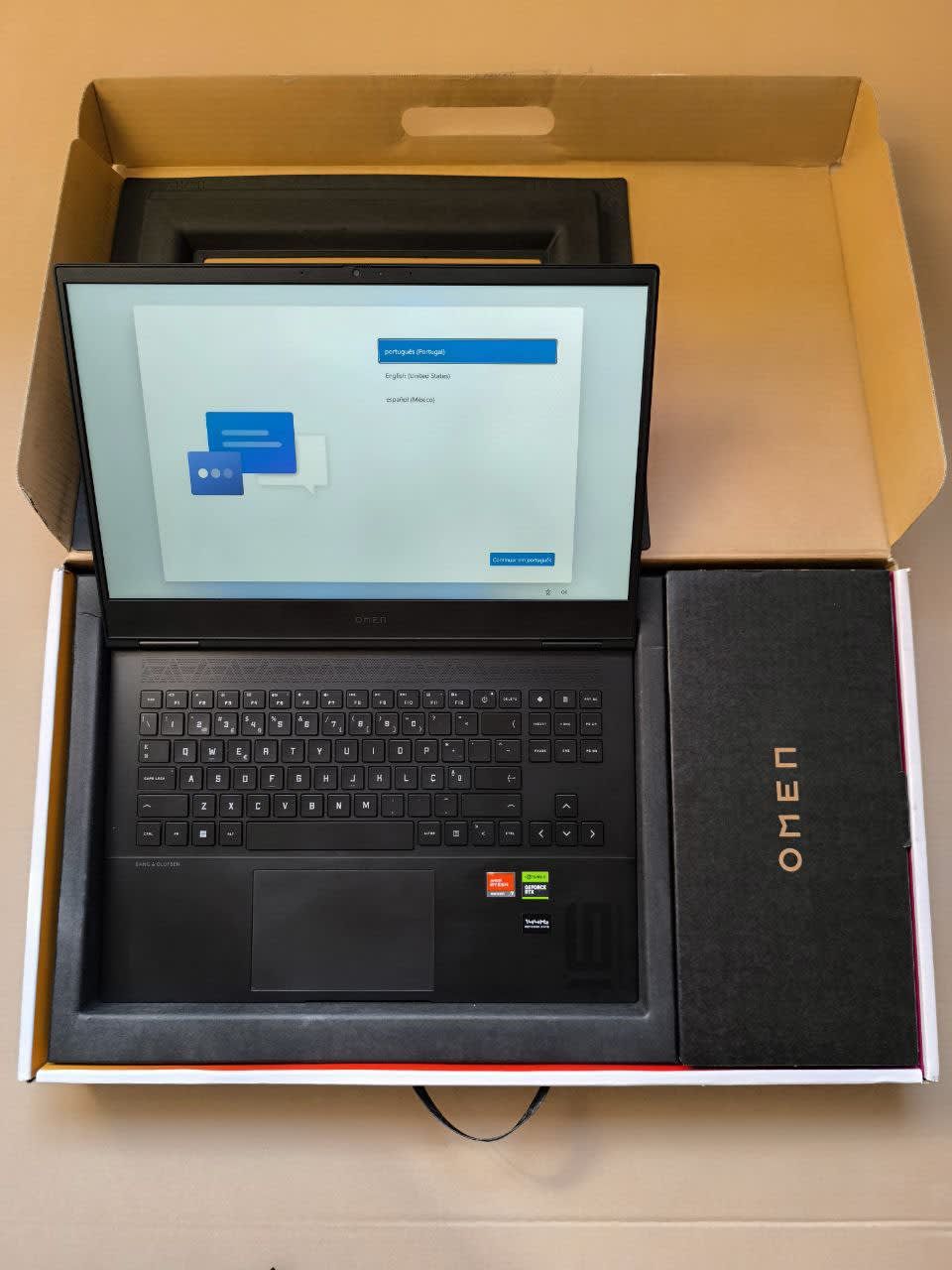 Portatil HP Omen 144Hz 16GB Ryzen 7 7840HS RTX 4050