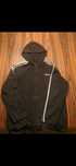 Casaco Adidas preto e branco