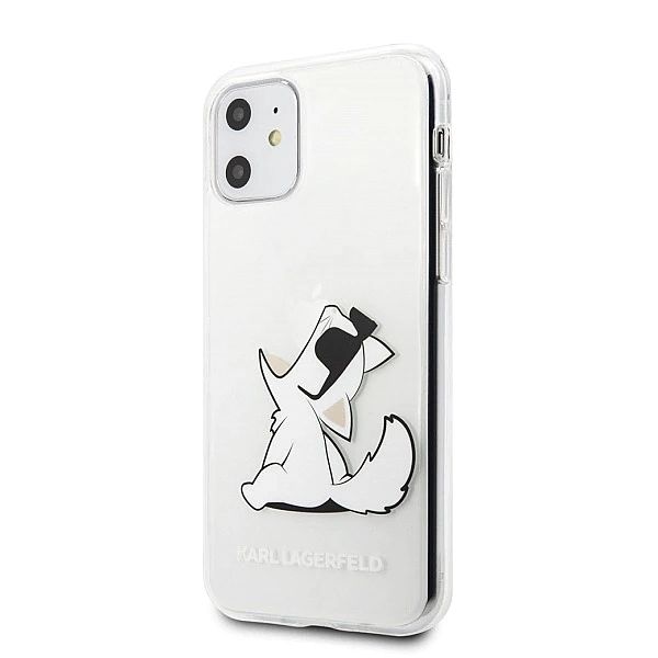 Etui Karl Lagerfeld Choupette Fun na iPhone 11 / Xr - przezroczyste