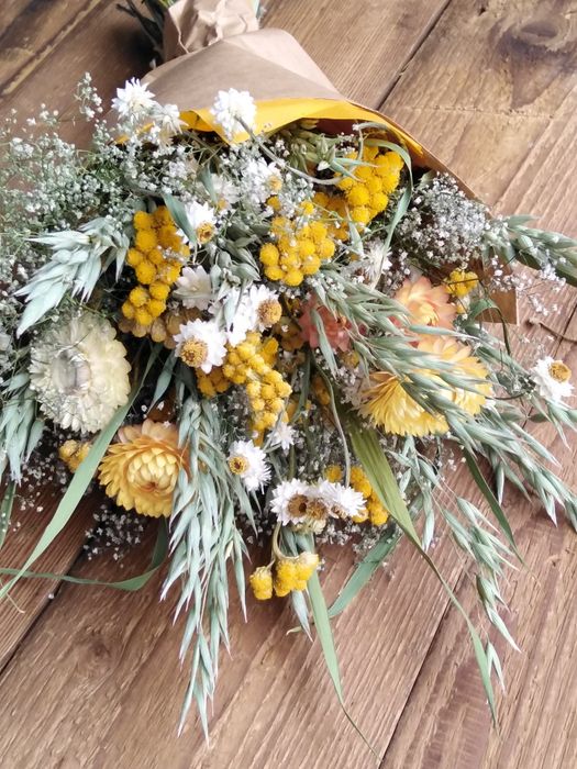 Bukiet, bukiet z suszu, suche kwiaty, suszone kwiaty