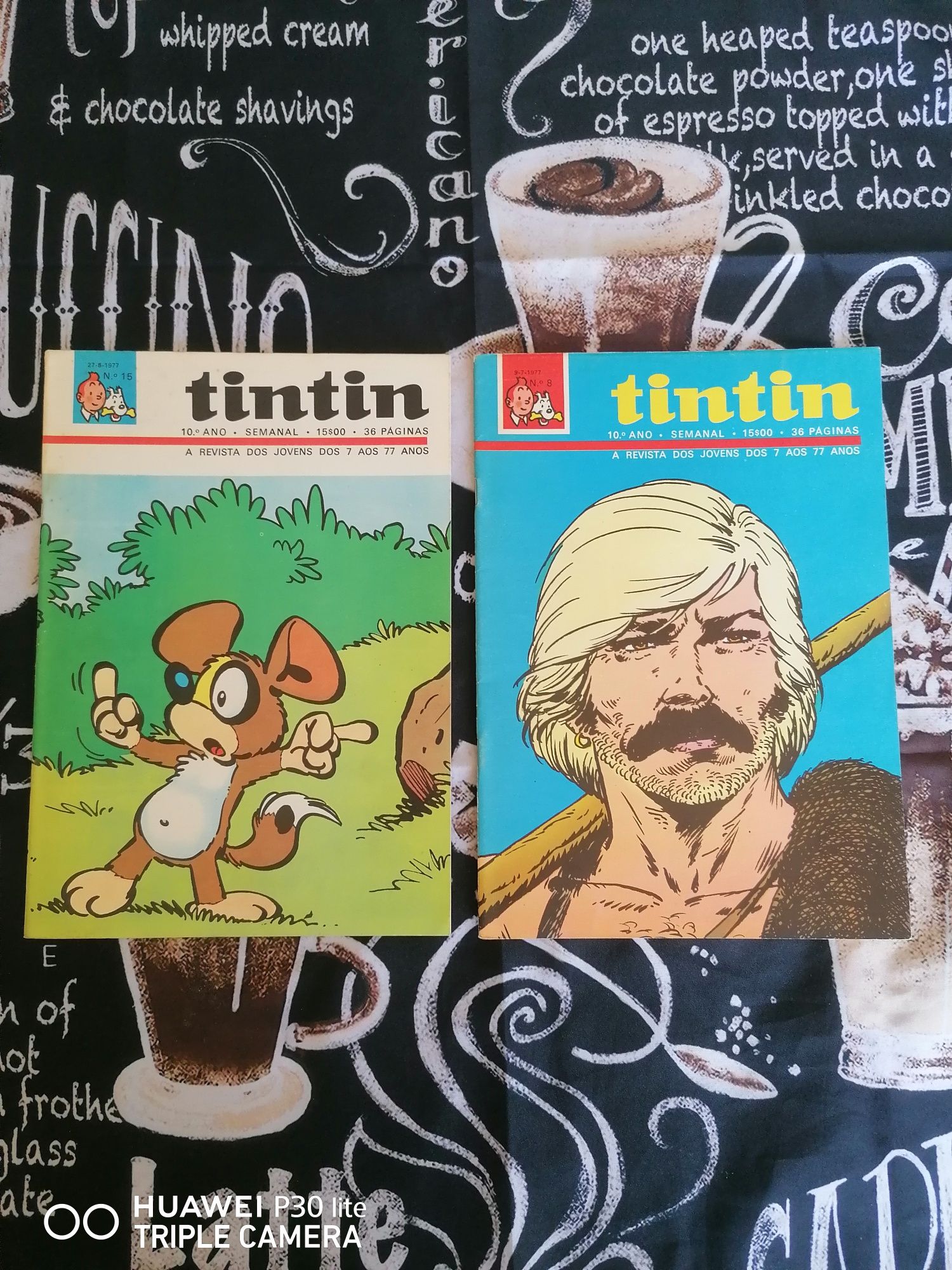 Revistas tin tin 10°ano (1977)