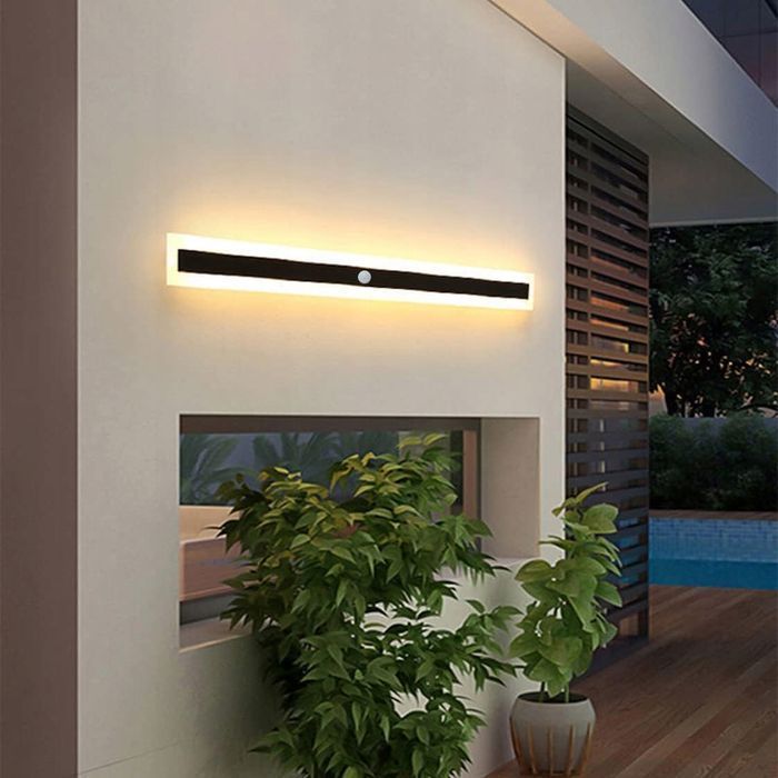 Kinkiet Ogrodowy Ankboy Czarny Zintegrowane Źródło Led 25 W