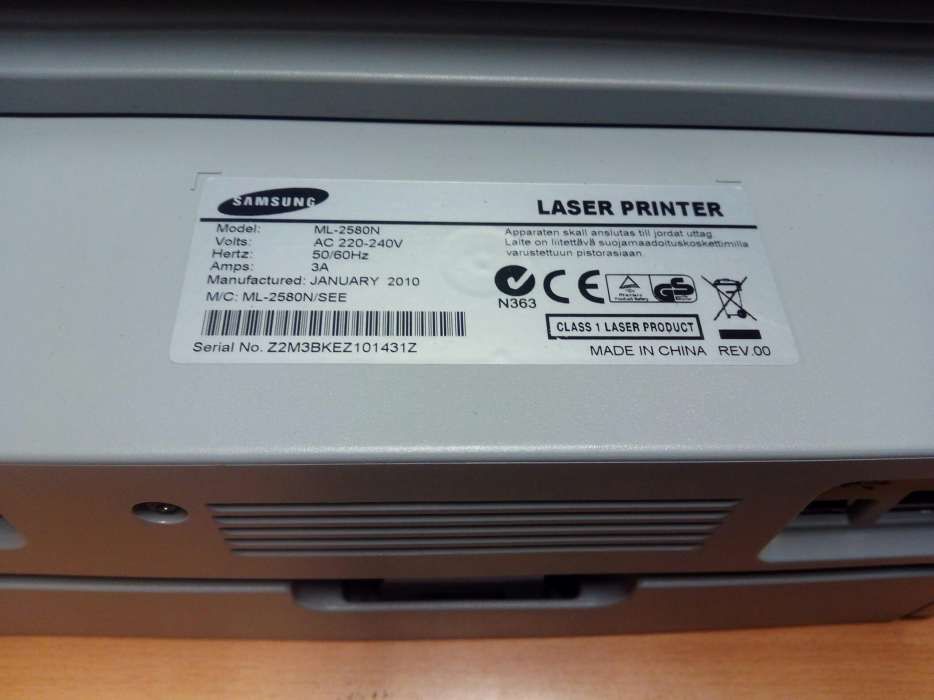 Impressora laser samsung ml2580
