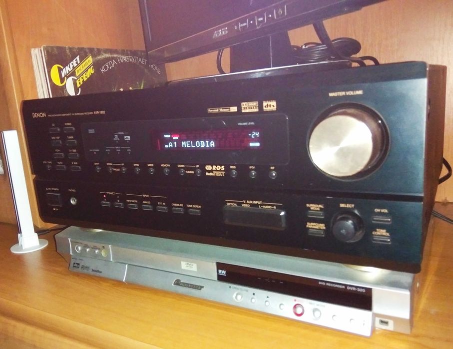 DENON avr-1802 AC3 / DTS / Phono / Нові Конденсатори 12000 mF 2 шт.