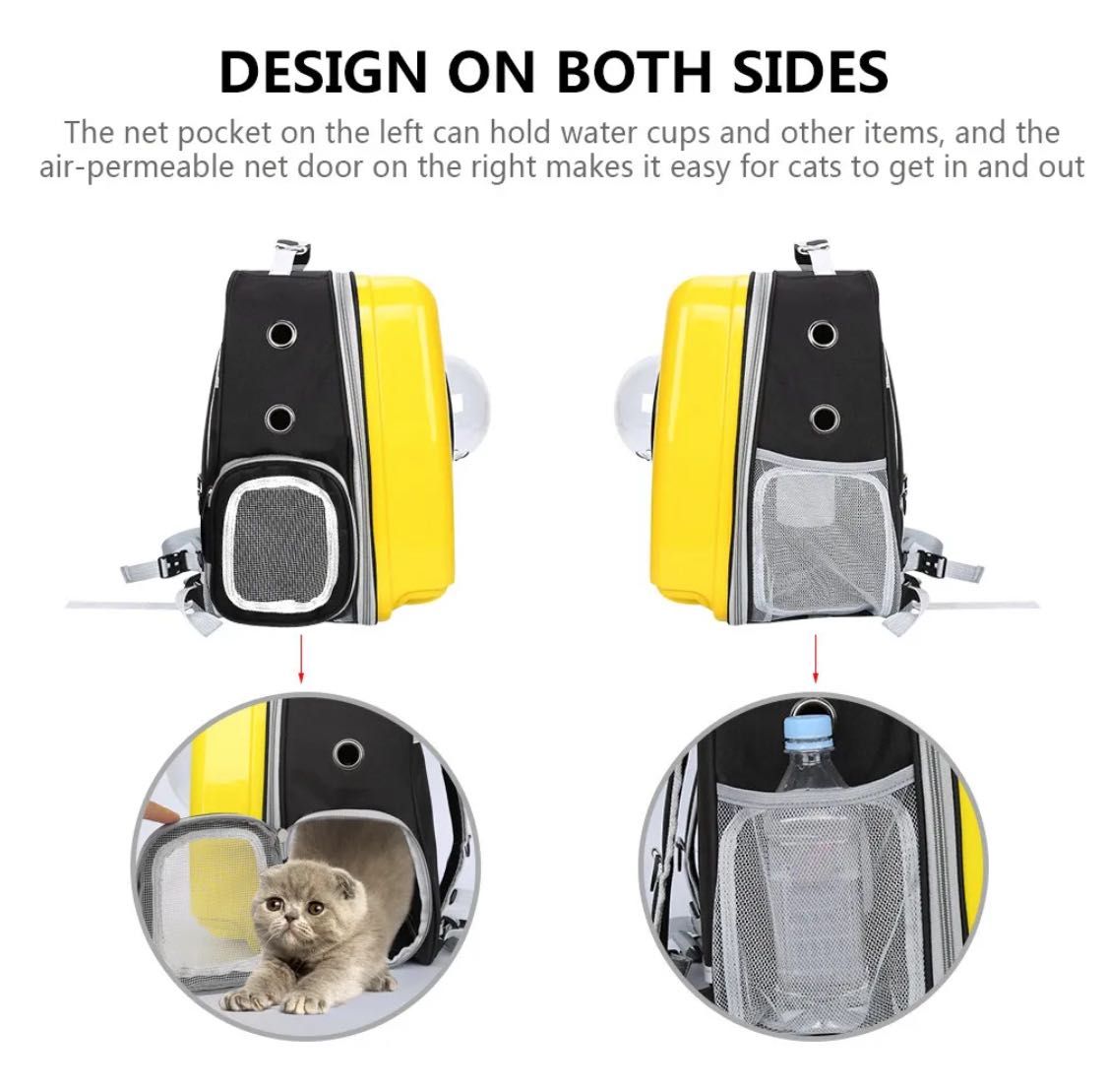 Рюкзак для котів і собак на колесах