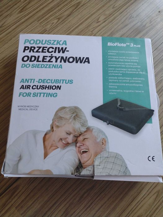 Poduszka przeciwodleżynowa do siedzenia nowa