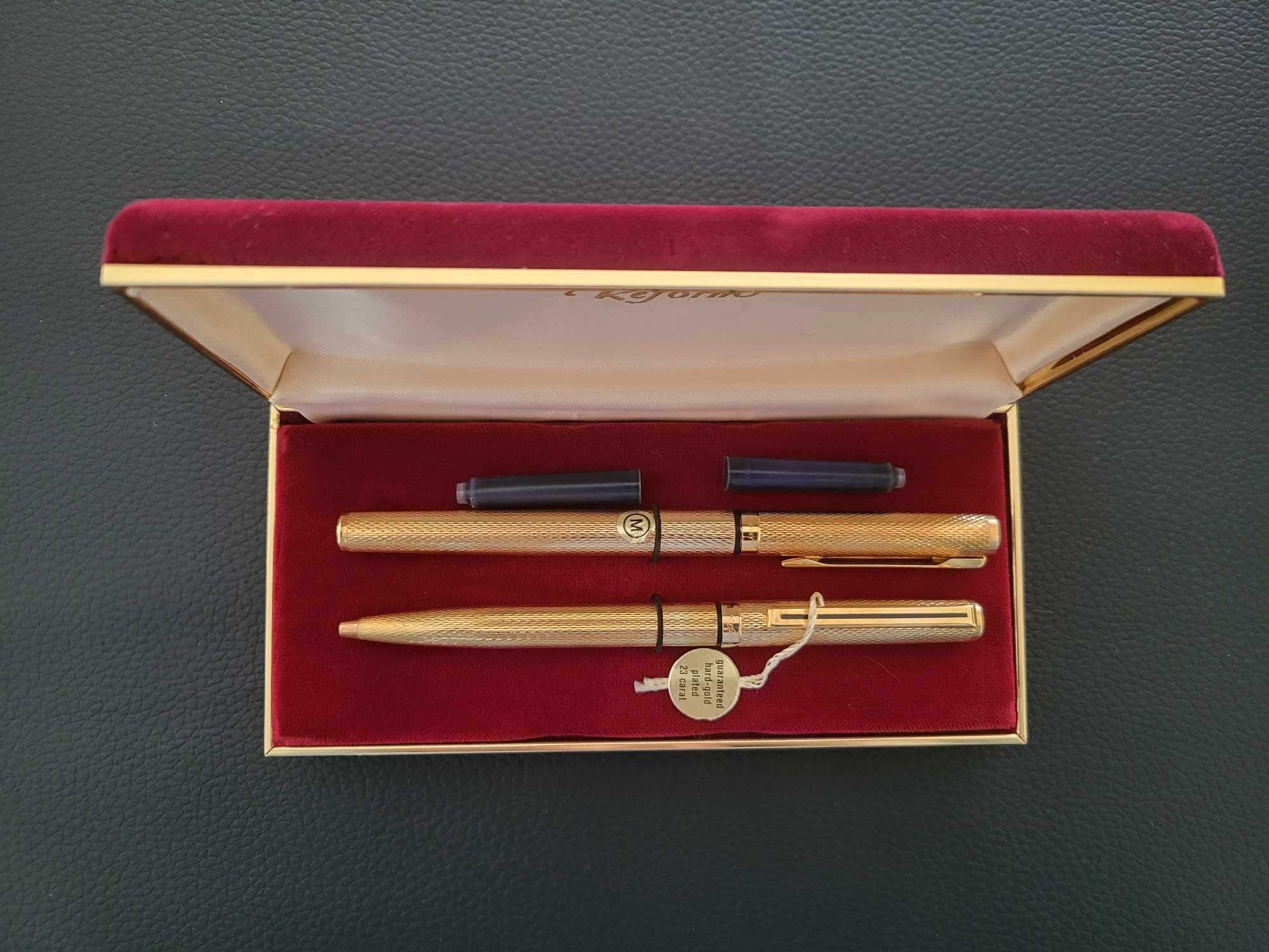 Conjunto Canetas Banhadas a Ouro - Reform