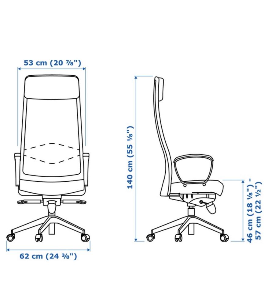 Cadeira escritório IKEA Markus