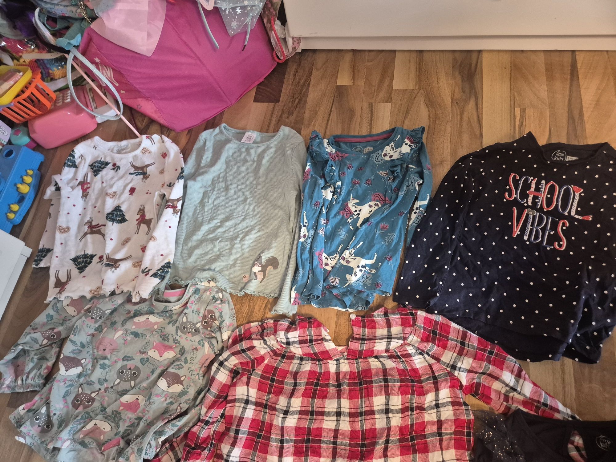 Bluzk koszule  i smyk sinsay h&m Reserved 110r