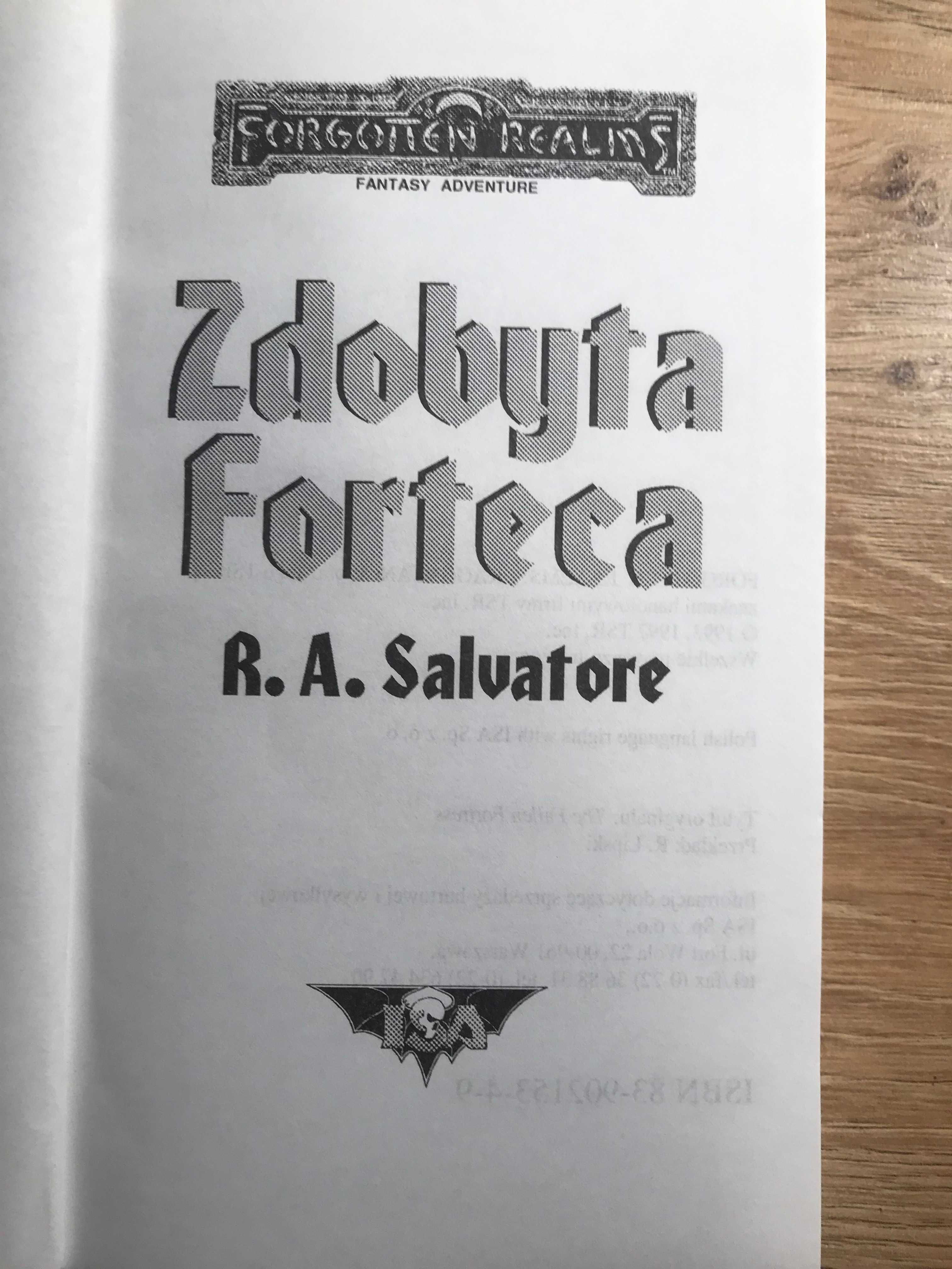 Zdobyta forteca R. A. Salvatore Pięcioksiąg Cadderly'ego Księga IV