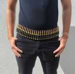 taśma amunicyjna 7.62 bullet belt pas z nabojami