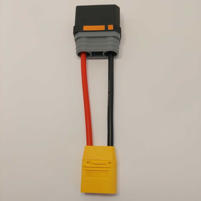 Переходник ХТ120 на QS10-Ѕ Адаптер LiPo аккумуляторов с кабелем 10AWG