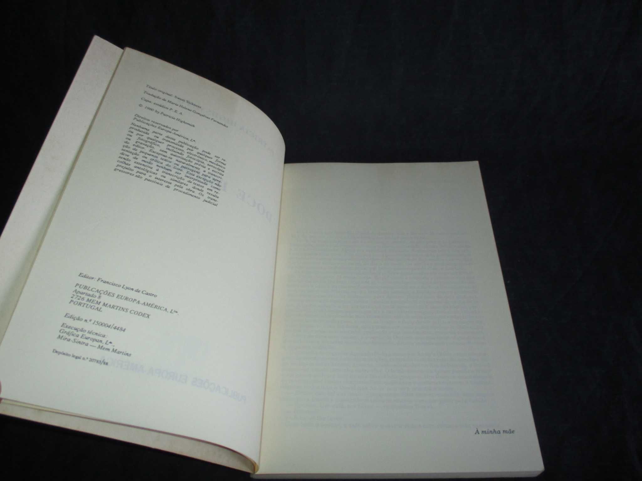 Livro Doce Doença Patricia Highsmith
